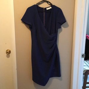 Blue bisou bisou Michelle Bohbot dress